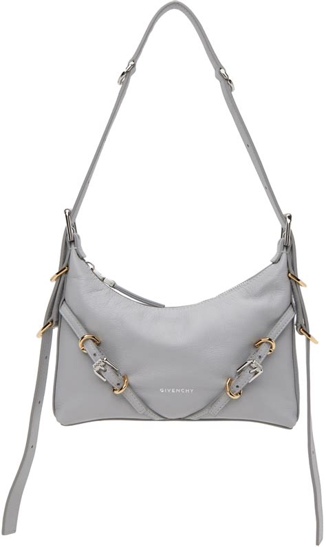 givenchy mini grey|Mini Voyou bag in leather in .